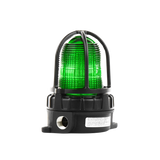 Luz de advertencia LED para ubicaciónes peligrosas, montaje para superficies, 24 VCD, color Verde
