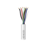 GENESIS 3116-1012 cable de señal 305 m Negro, Azul, Marrón, Verde, Rojo, Blanco