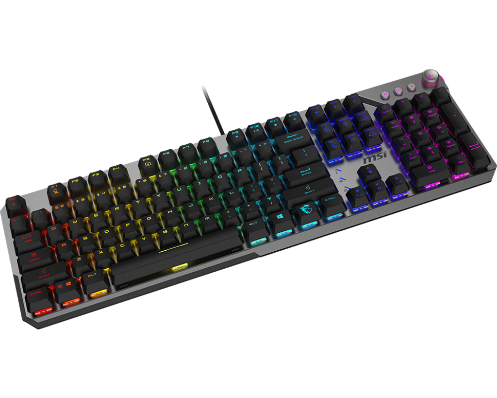 MSI STRIKE 600 Teclado Juego Alámbrico USB Interruptor mecánico