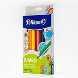 Colores Pelikan Jumbo Triangulares C/12 Pzas