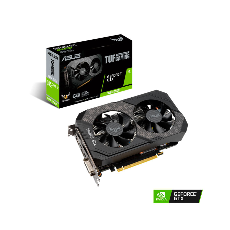 Tarjeta de Video ASUS TUF-GTX1660S-6G-GAMING 6GB GDDR6 HDMI 2.0 Dual Fan