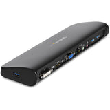 StarTech.com Docking Station USB 3.0 de 2 Monitores para Portátil - HDMI/DVI/VGA - Hub Ladrón 3x USB-A - GbE - Audio - Replicador de Puertos Universal USB-A - Win/macOS/ChromeOS - TAA Laptop Alámbrico USB 3.2 Gen 1 (3.1 Gen 1) Type-B 3 1