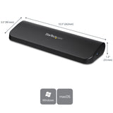 StarTech.com Docking Station USB 3.0 de 2 Monitores para Portátil - HDMI/DVI/VGA - Hub Ladrón 3x USB-A - GbE - Audio - Replicador de Puertos Universal USB-A - Win/macOS/ChromeOS - TAA Laptop Alámbrico USB 3.2 Gen 1 (3.1 Gen 1) Type-B 3 1