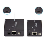 StarTech.com Extensor HDMI por Cat5 HDBaseT - POC Power over Cable - Ultra HD 4K audio/vídeo extendedores Transmisor y receptor de señales AV 4096 x 2160 Pixeles Cat5e, Cat6 70 m