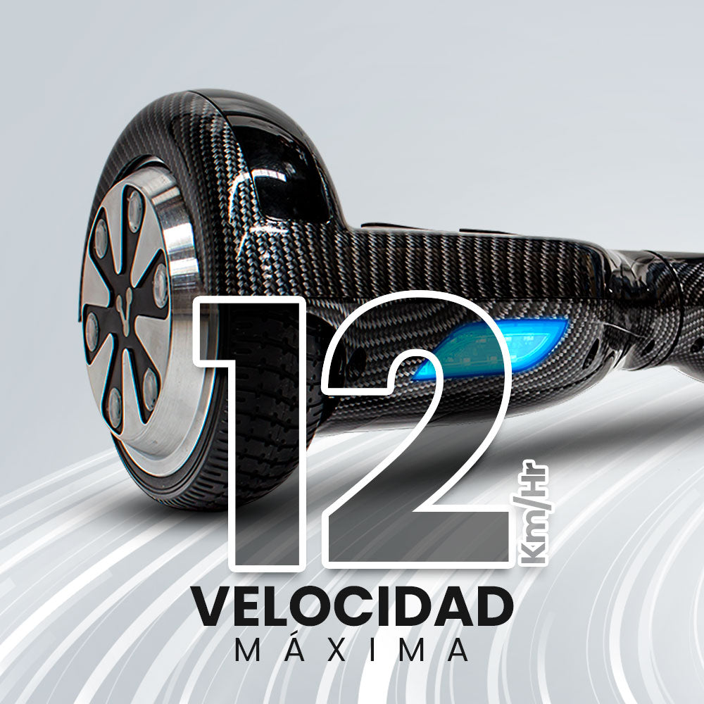 Vorago HB-200 scooter auto balanceado Scooter de auto-equilibrio 12 kmh 4400 mAh Negro, 120 kg, Monocromático, Patrón mú