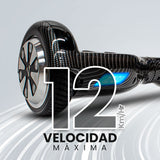 Vorago HB-200 scooter auto balanceado Scooter de auto-equilibrio 12 kmh 4400 mAh Negro, 120 kg, Monocromático, Patrón mú