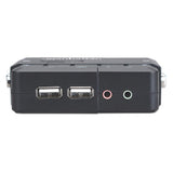 Manhattan Switch KVM Compacto de 2 Puertos interruptores kvm 2 USB USB VGA
