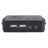 Manhattan Switch KVM Compacto 4 Puertos interruptores kvm 4 USB USB VGA
