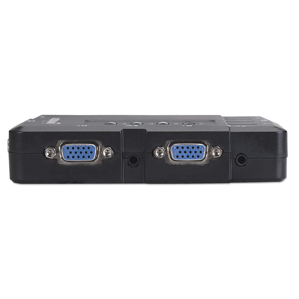 Manhattan Switch KVM Compacto 4 Puertos interruptores kvm 4 USB USB VGA