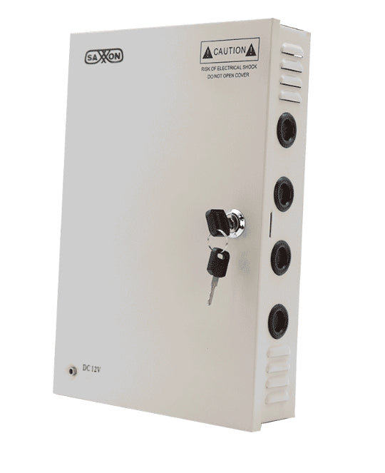 Saxxon SX-20A-18CH accesorio para cámara de seguridad Sistema de alimentación, Universal, Gris, Alámbrico