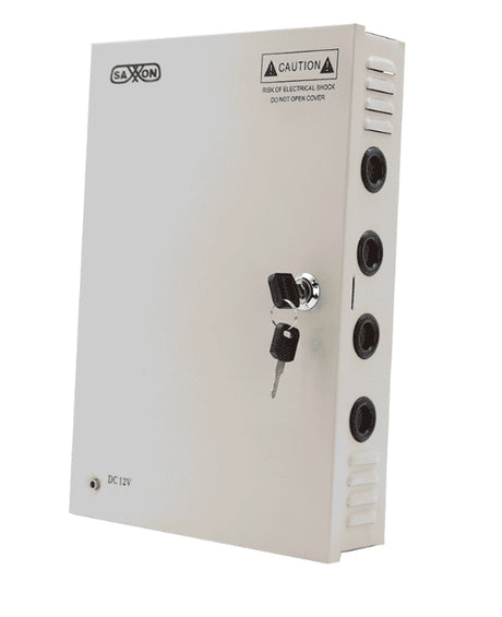 Saxxon SX-20A-18CH accesorio para cámara de seguridad Sistema de alimentación, Universal, Gris, Alámbrico