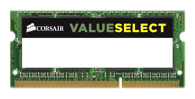 Corsair CMSO8GX3M1C1600C11 módulo de memoria 8 GB 1 x 8 GB DDR3 204-pin SO-DIMM, 1600 MHz