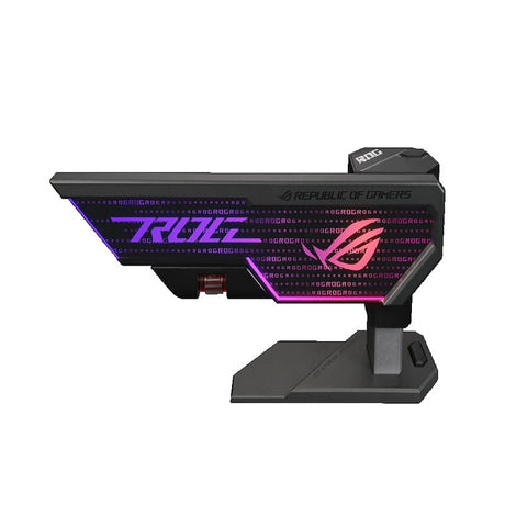 Soporte para Tarjeta de Video XH01/GRY/ARGB, Sistema de Iluminación RGB, Compatible con Tarjetas VGA, Diseño ROG HerculX