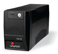 NO BREAK/UPS MARCA SMARTBITT 750VA/375W, 6 CONT, PROTECCION RJ-11 (SBNB750)