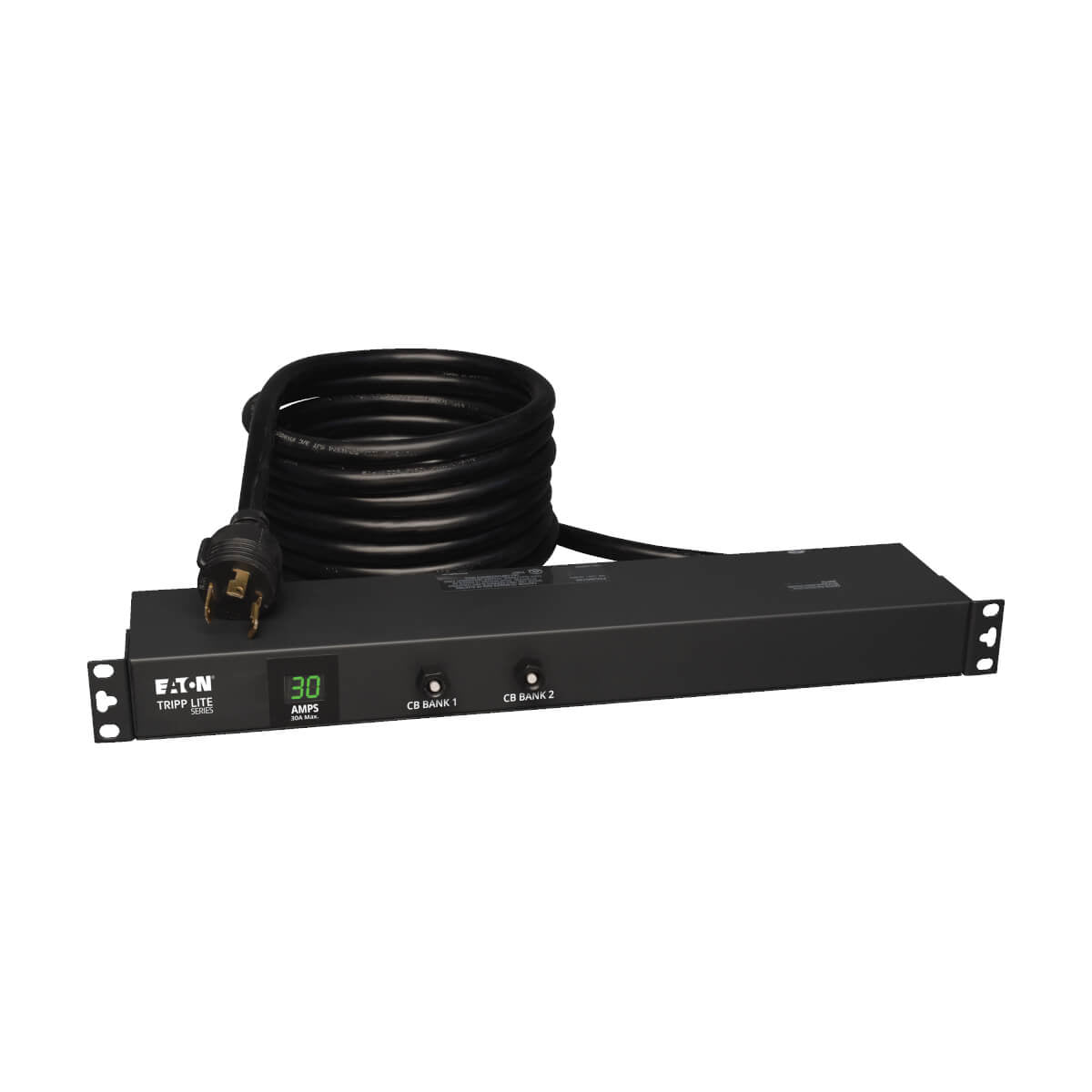 Tripp Lite PDUMH30 PDU Monofásico de 2.9kW con Medidor Digital Local, Tomacorrientes de 120V (12 5-15/20R), L5-30P, Cabl