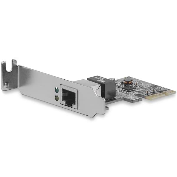 StarTech.com Tarjeta de Red PCI Express de 1 Puerto Gigabit Ethernet RJ45 - Adaptador NIC PCI-e - Perfil Bajo tarjetas de red Alámbrico PCI Express Ethernet 1000 Mbit/s