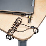 Kensington K64670AM Cable Gris Cerradura con combinación Kensington Barra en T