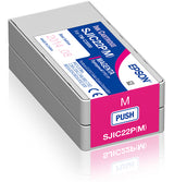 Epson SJIC22P(M): Ink cartridge for ColorWorks C3500 (Magenta) Cartucho de Tinta Tinta a base de pigmentos 1 pieza(s) Original Tinta a base de pigmentos