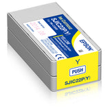 Epson SJIC22P(Y): Ink cartridge for ColorWorks C3500 (yellow) Cartucho de Tinta Tinta a base de pigmentos 1 pieza(s) Original Tinta a base de pigmentos