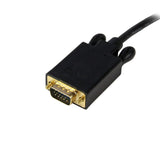 StarTech.com Cable de 1,8m DisplayPort a VGA - Cable Adaptador Activo de DisplayPort a VGA - Vídeo 1080p - Cable de Monitor DP a VGA - Convertidor DP 1.2 a VGA - Conector DP con Pestillo Cable Derecho Derecho 1,8 m DisplayPort