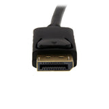 StarTech.com Cable de 1,8m DisplayPort a VGA - Cable Adaptador Activo de DisplayPort a VGA - Vídeo 1080p - Cable de Monitor DP a VGA - Convertidor DP 1.2 a VGA - Conector DP con Pestillo Cable Derecho Derecho 1,8 m DisplayPort