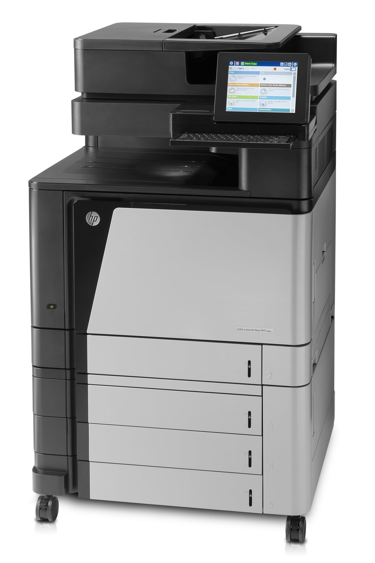 HP Color LaserJet Enterprise Flow LaserJet Enterprise Flow M880z Multifunction Color Impresora, Ethernet solamente; Copiadora, escáner