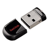 SanDisk Cruzer Fit 32GB unidad flash USB USB tipo A 2.0 Negro, Tapa, SDCZ33-032G-B35