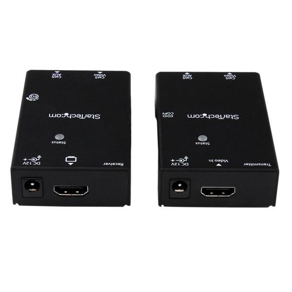 StarTech.com Kit Extensor Vídeo Audio HDMI por Cable UTP Ethernet Cat5 Cat6 RJ45 con Power over Cable - 50m audio/vídeo extendedores Transmisor y receptor de señales AV 1920 x 1080 Pixeles Cat5e, Cat6 50 m