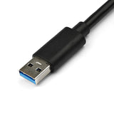 StarTech.com Adaptador Tarjeta de Red NIC Externa USB 3.0 de 1 Puerto Gigabit Ethernet RJ45 y Puerto USB - Negro tarjetas de red Alámbrico USB Ethernet 1