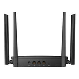 Steren COM-865+ router inalámbrico Gigabit Ethernet Doble banda (2,4 GHz / 5 GHz) Negro