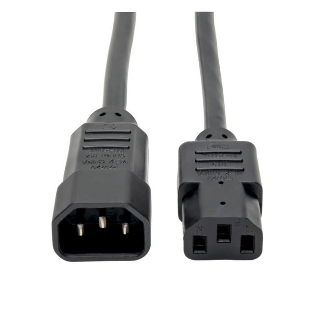 Tripp Lite P004-003 Cable de Alimentación para PDU, C13 a C14 - 10A, 250V, 18 AWG, 91.4 cm [3 pies], Negro, Acoplador C1