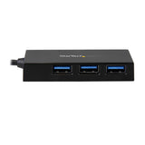 StarTech.com Concentrador USB 3.0 (5Gbps) de 4 Puertos - USB-C a 1x USB-C y 3x USB-A Hubs de interfaz 4 USB 3.2 Gen 1 (3
