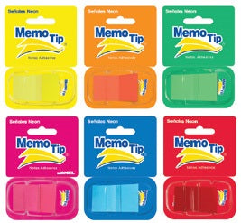 BANDERITAS JANEL SENALES MEMO TIP VERDE C/DESP PET 23X45MM