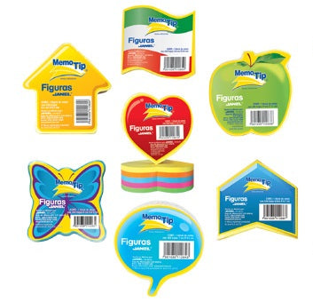 Janel 6600303CORAZON nota autoadhesiva Otro Multicolor 250 hojas Autoadhesivo