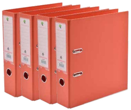 Techmakro KITCARP4SM carpeta Cartón, Cloruro de polivinilo (PVC) Rojo Carta, Folder de archivo convencional, Mate, 650 h