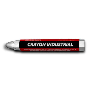 Crayón de Cera Industrial  Dixon Blanco Caja con 10 Piezas