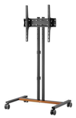 Manhattan Soporte con carrito para TV/monitores, pantallas 34"–55", Compatibilidad VESA: de 200x200 a 400x400 mm (verifique las dimensiones de los cua
