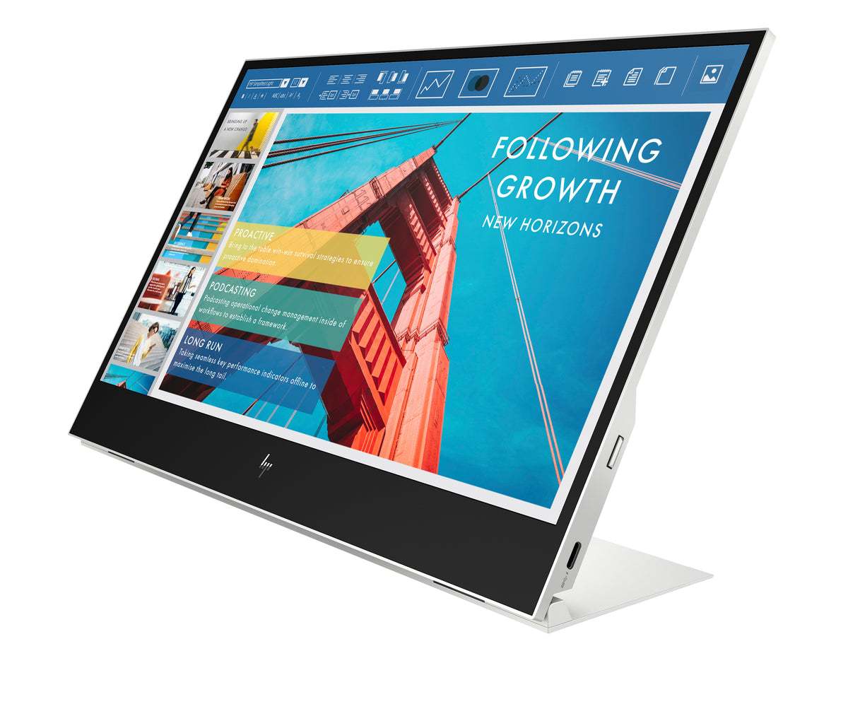 1B065AA#AC3 - HP E-Series Monitor portátil HP E14 G4 Monitor 35,6 cm (14") 1920 x 1080 Pixeles Full HD Edge LED Plata