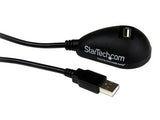 StarTech.com Cable de 1,5m de Extensión Alargador USB 2.0 de Sobremesa - Macho a Hembra USB A Cable USB 2.0 USB A USB A Macho
