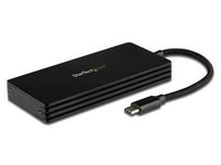 StarTech.com Caja USB 3.1 (10Gbps) USB-C para SSD M.2 SATA - Caja Externa Portátil para Disco USB Tipo C - de Aluminio cajas para discos duros externos 1 M.2 cm (M.2") M.2 Si