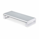 1MFSW-MONITOR-RISER - StarTech.com Soporte Elevador Ergonómico para Portátil o Monitor de Sobremesa - 15kg de Capacidad - 9cm de Altura Fija -