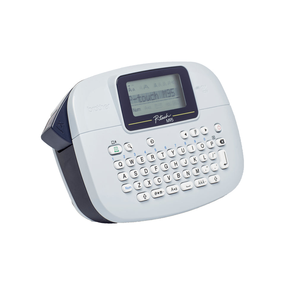 Brother PT-M95 impresora de etiquetas Transferencia térmica 203 x 203 DPI 7,5 mm/s QWERTY