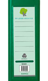 Techmakro V0311M carpeta de cartón Carta Verde, Anillo D, Almacenamiento, Cloruro de polivinilo (PVC)