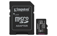 Kingston Technology 64GB microSDXC Canvas Select Plus Gen3 100MB/s A1 (Incluye adaptador de SD) Memoria Flash 64 GB MicroSDXC 100 MB/s UHS-I