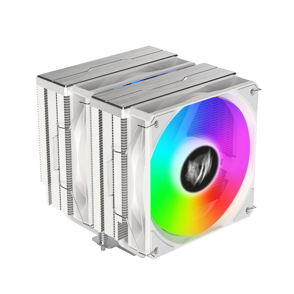 Balam Rush BR-937931 sistema de refrigeración de computadora Procesador Enfriador de aire 12 cm Blanco, 600 RPM, 1800 RP