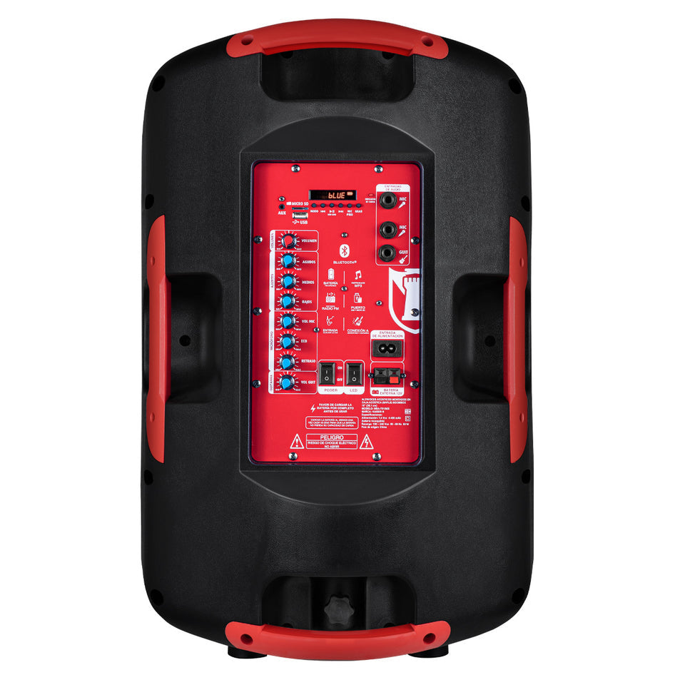 Bafle Kaiser MSA-7515MX para fiesta Bluetooth negro