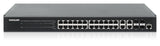 Intellinet Commutateur réseau (switch) Gigabit Ethernet PoE+ 24 ports administrable via le Web avec 4 ports combo Base-T
