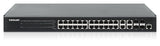 Intellinet Commutateur réseau (switch) Gigabit Ethernet PoE+ 24 ports administrable via le Web avec 4 ports combo Base-T