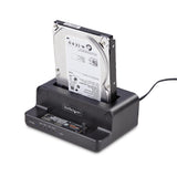 StarTech.com Clonador NVMe M.2 a SATA de 2.5/3.5 - Dock Duplicador Autónomo de 2 Bahías para SSD - Bidireccional NVMe a