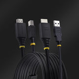 StarTech.com Cable KVM HDMI y USB 3.0 5Gbps de 1,8m - 4K 60Hz - Cable Combo HDMI 2.0 y USB para Switch Conmutador KVM Ca